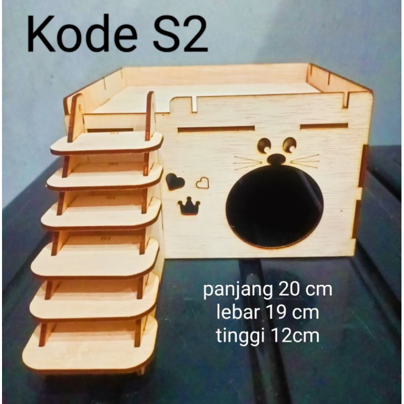 S2 Rumah hamster Syrian dewasa, rumah hamster jumbo, Rumah hamster khusus syrian jumbo besar