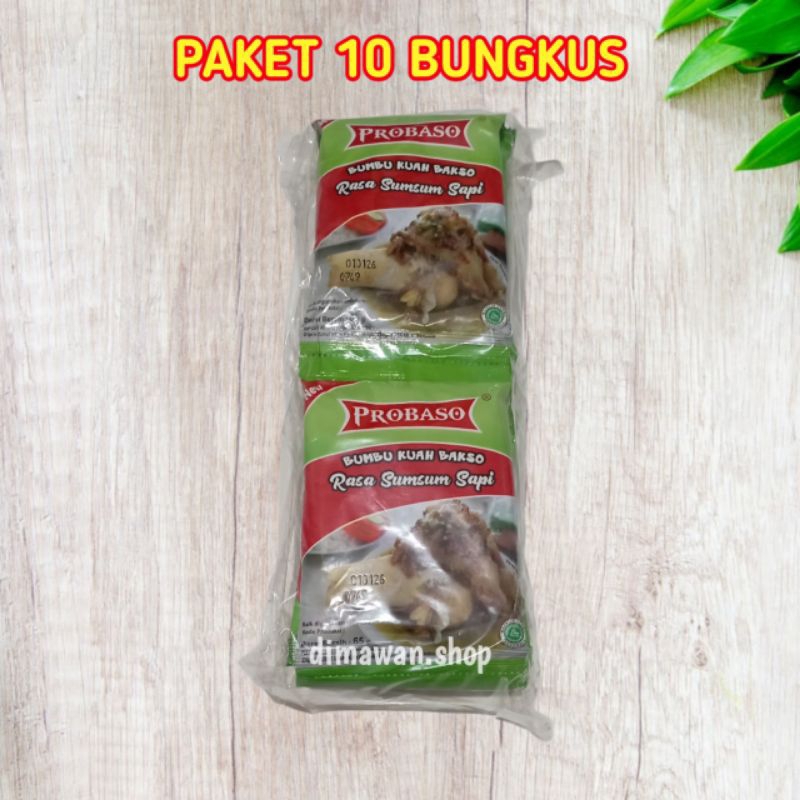 

PROBASO bumbu kuah bakso rasa sumsum sapi 65gram ( 10pcs )