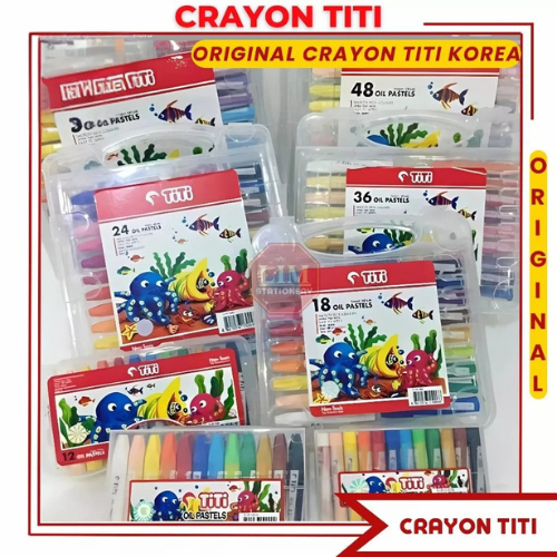 

55Set Crayon TITI ORIGINAL KOREA LENGKAP