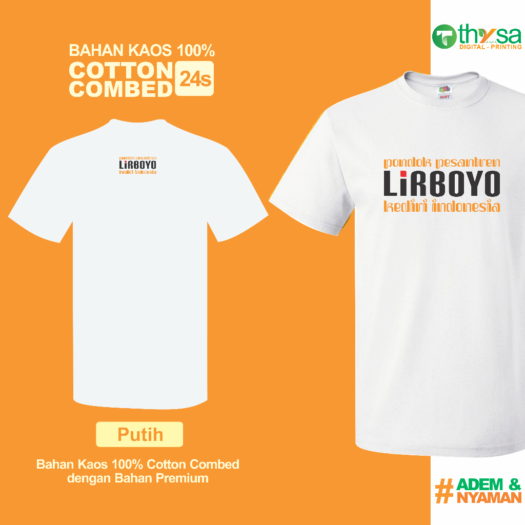 Kaos Santri Pondok Lirboyo Kediri Indonesia