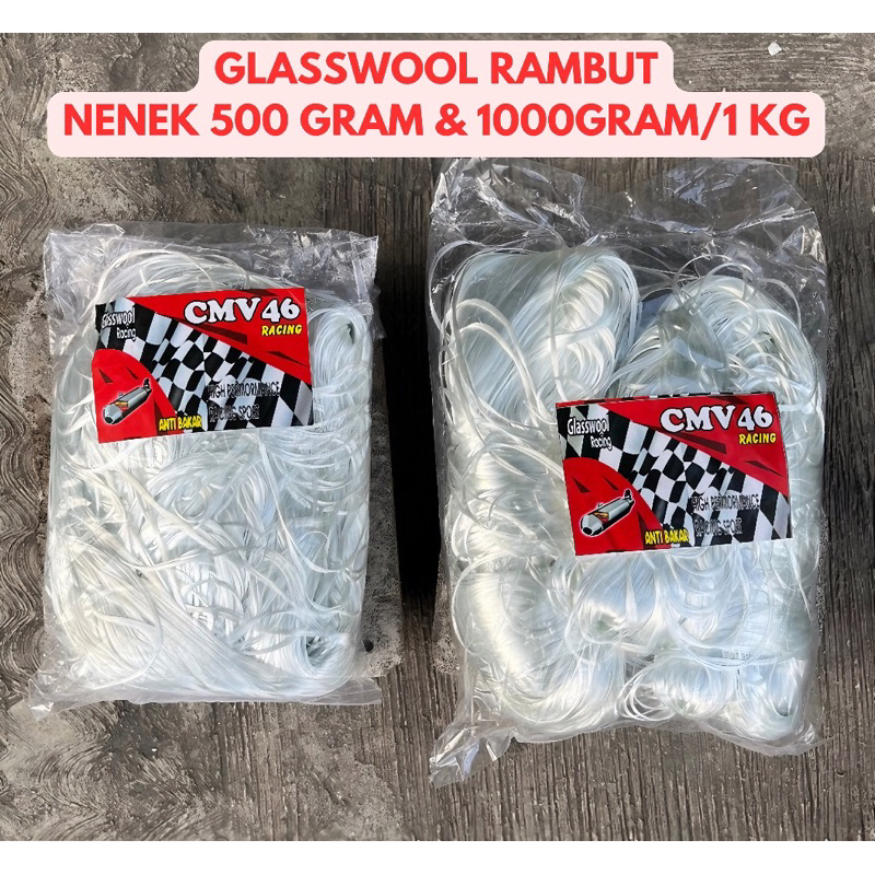 GLASWOOL RAMBUT NENEK GASBUL NENEK GASPUL RAMBUT NENEK GASBUL PREMIUM NENEK