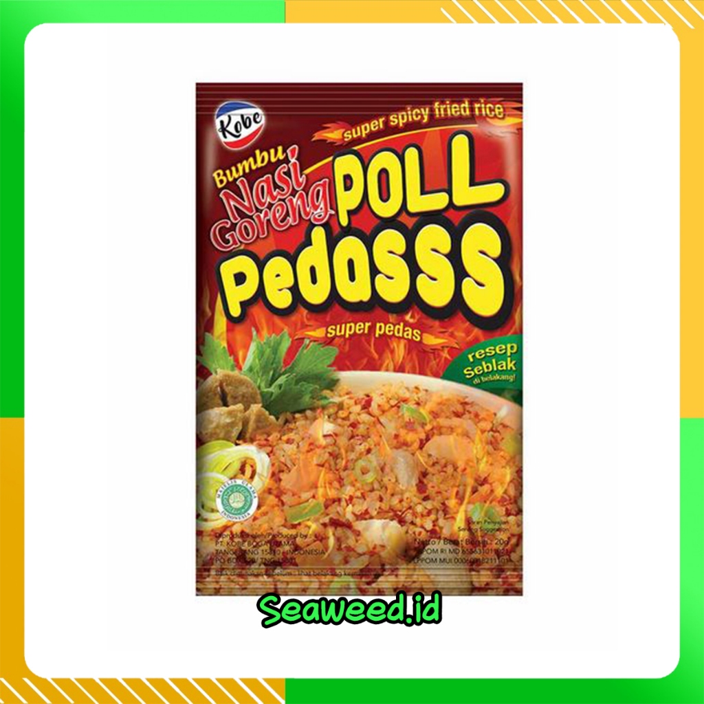

Kobe Bumbu Nasi Goreng Pedas Poll 20gr