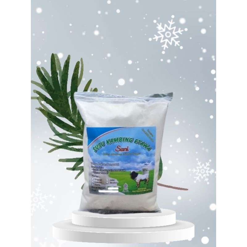 

GRADE 2 1000g/1kg susu kambing etawa bubuk tidak terlalu manis