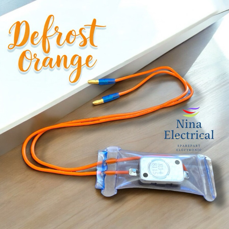DEFROST KULKAS DINGIN / FUSE DINGIN KULKAS / BIMETAL ST2 ORANGE /THERMOSTAT KULKAS