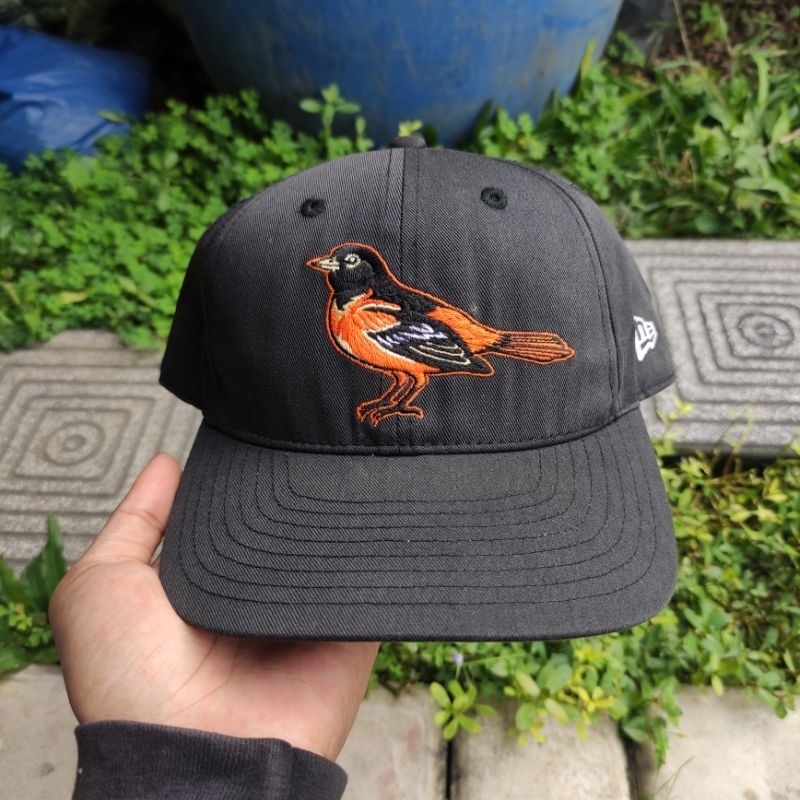 TOPI VINTAGE BALTIMORE ORIOLES NEW ERA PLAIN LOGO