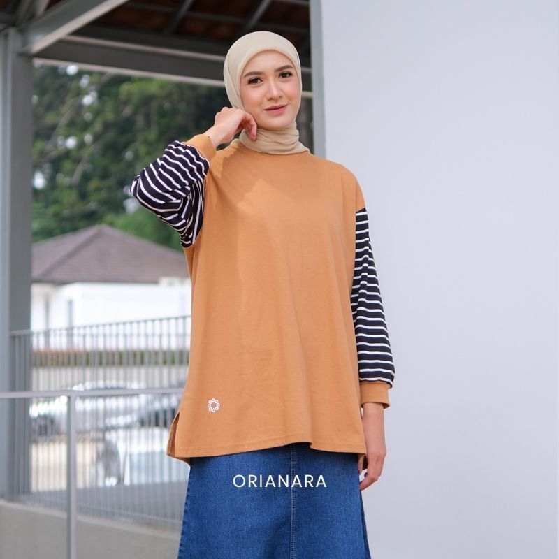ATASAN KAOS KAMARI BASIC SHIRT ORIANA ORIANARA BOUTIQUE