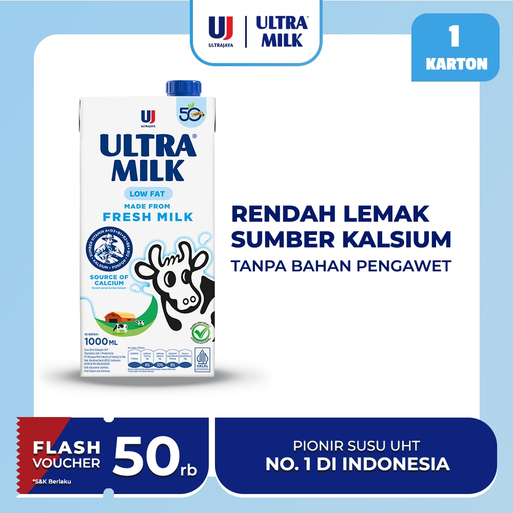 

Ultra Milk Low Fat Plain 1000 ml