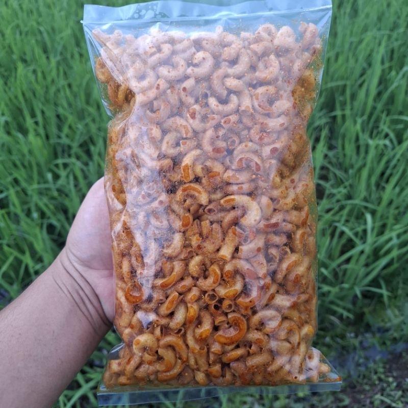 

Makaroni Cikruh Original Pedas Gurih Daun Jeruk 500gram