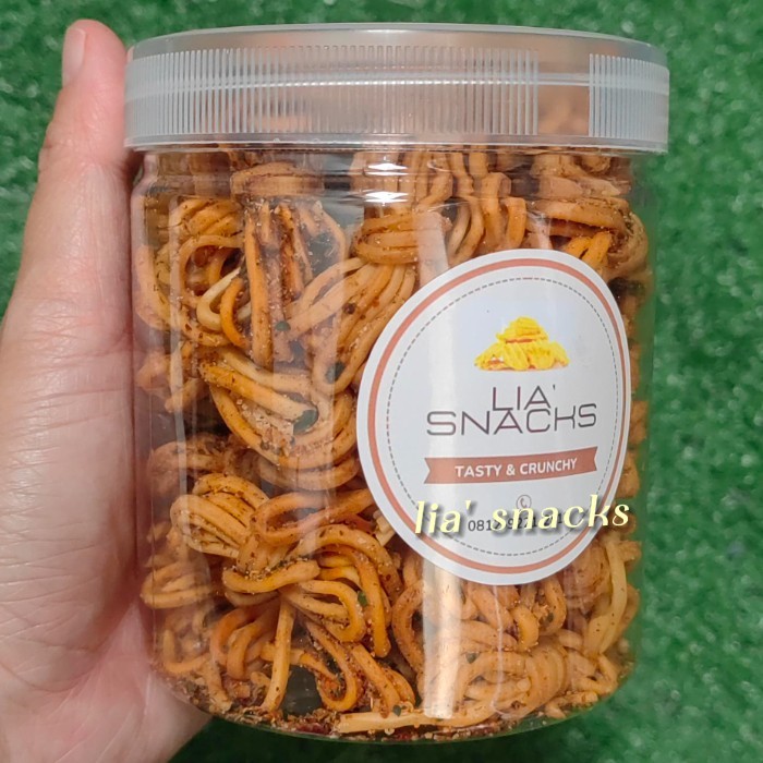 

200gr Mie Gulung Original Daun Jeruk Balado Manis Pedas Cetar Kemasan Praktis