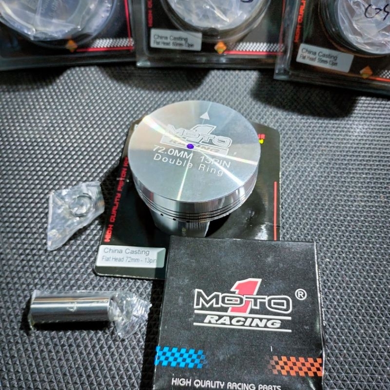 Piston Seher Moto1 72 Pin/Pen 13 Casting Piston Custom Bahan Mentah Seher Moto1 Racing