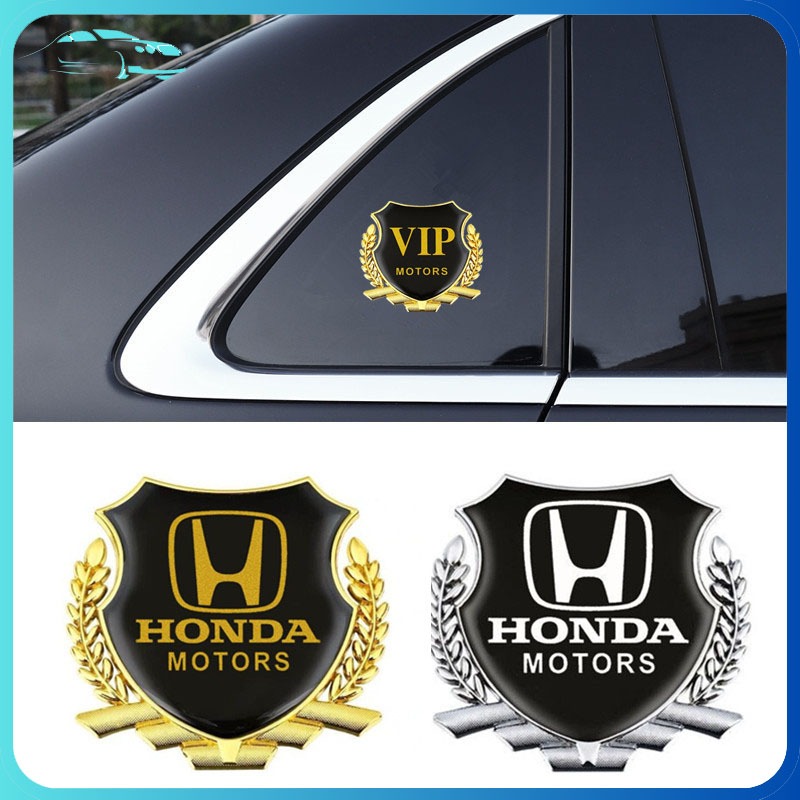 Stiker Emblem Mobil Logam Logo Stiker mobil 3d Telinga Gandum Logam Sticker mobil keren