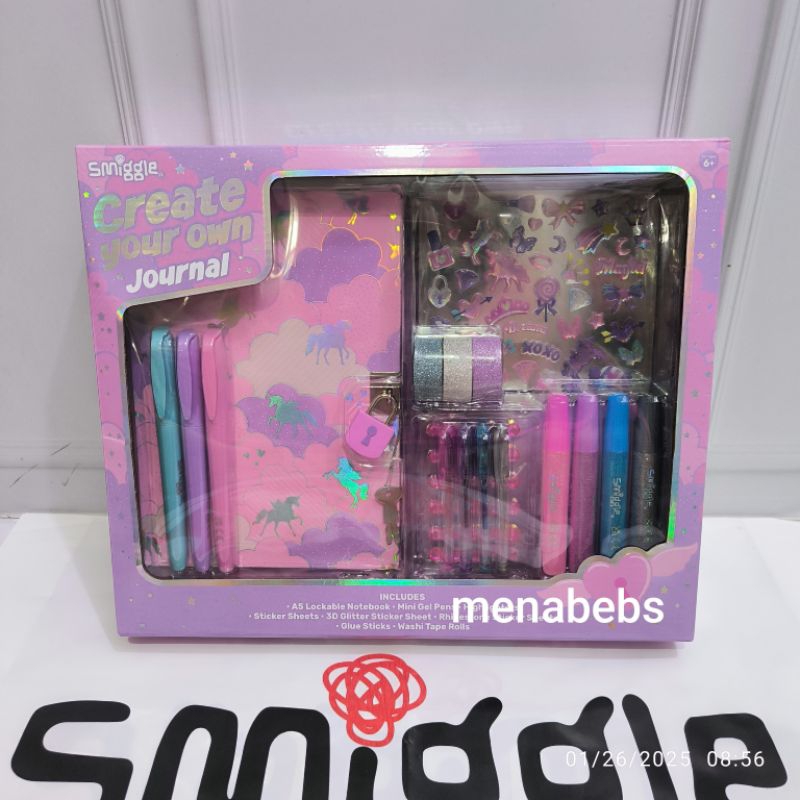 

Smiggle Create Your Own Glitz Journal ori store