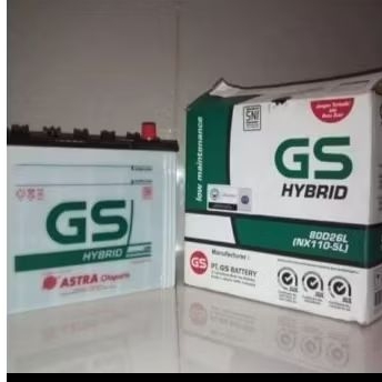 Aki mobil accu mobil aki basah 80D26L GS Hybrid NX110-5L