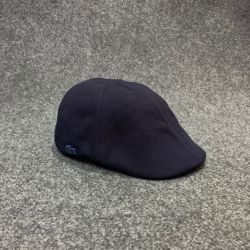 Topi Flat Cap Lacoste Original Second - Topi Lacoste Ori - Topi Pet Lacoste