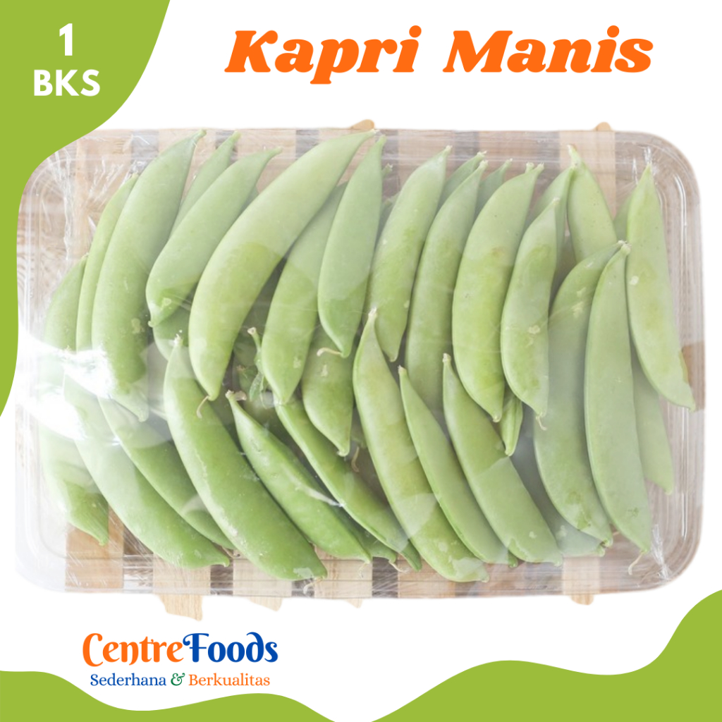 

KAPRI Manis - Sayur Kapri Import Fresh | 150gr [ Harga Per BKS ]