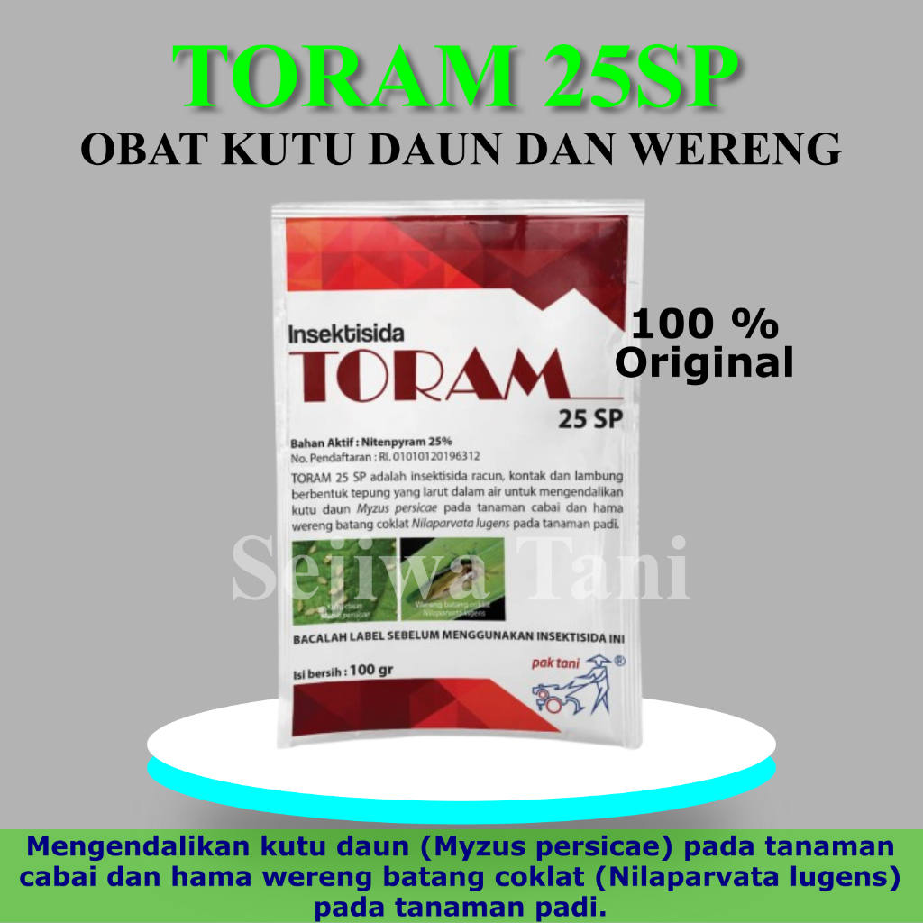 Obat Kutu Daun & wereng Toram 25 SP
