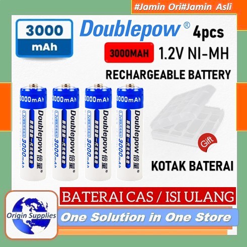 Baterai batre battery cas recharge rechargeable AA aa A2 3000mAh 3000 mAh