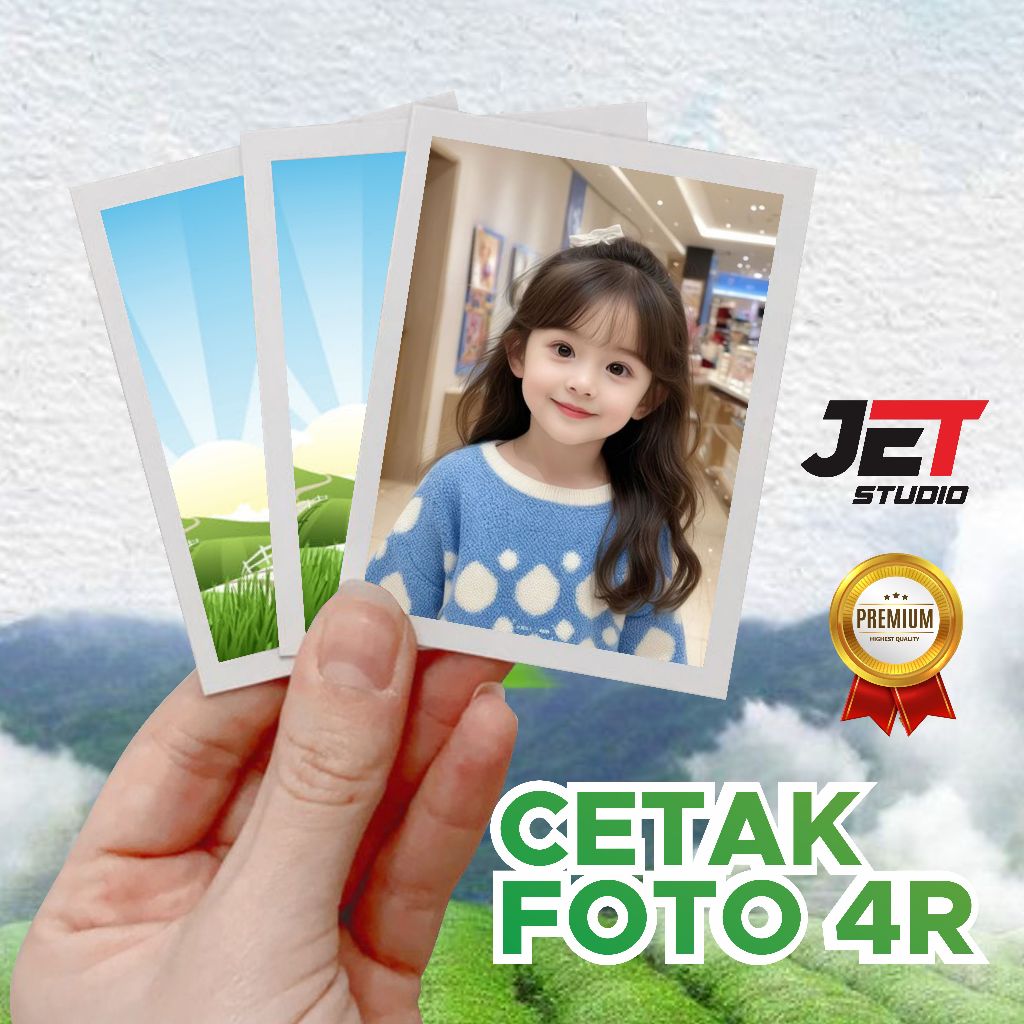 Cetak Foto 4R | Custom Jet Studio, Hasil Tajam