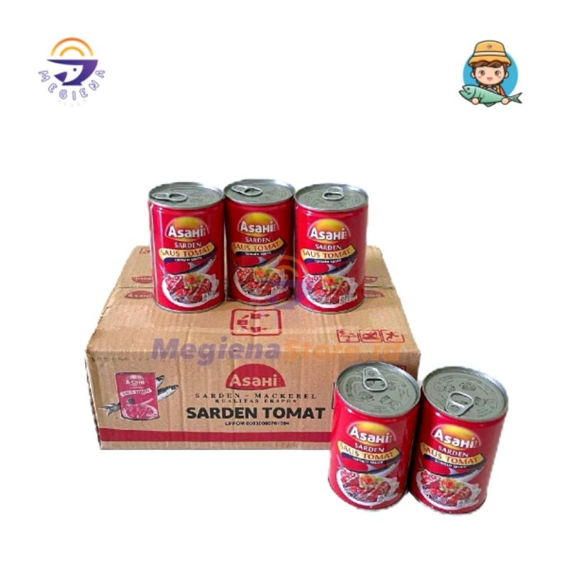 

Asahi Sarden Saus Tomat Mackerel 425 gr