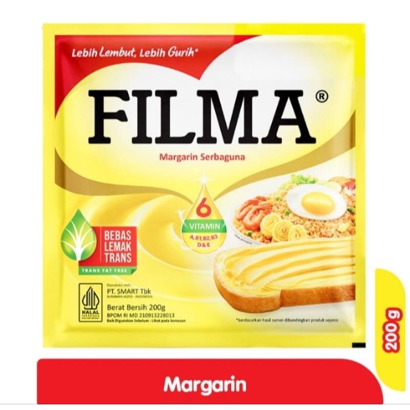 

filma margarin serba guna margarin filma 200g lampung