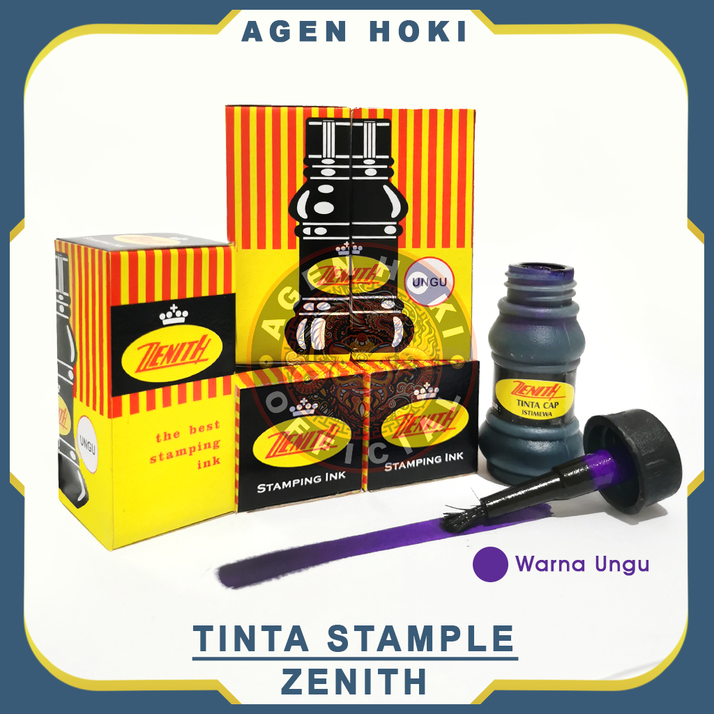 

Tinta Stampel Zenith - Tinta Cap Zenith Warna