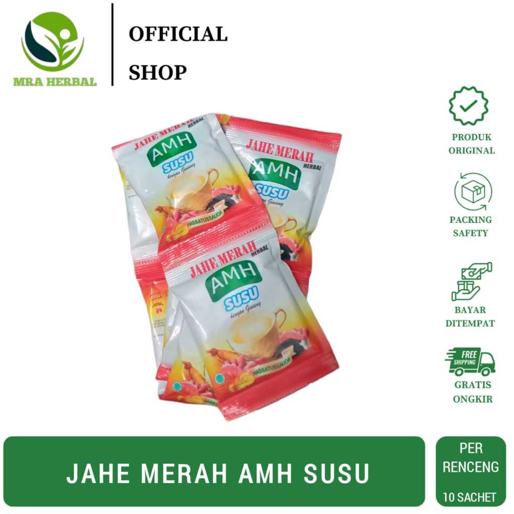 

NUZ-Jahe Merah AMH Susu Dengan Gingseng Dan Habbatusauda | Per Renceng