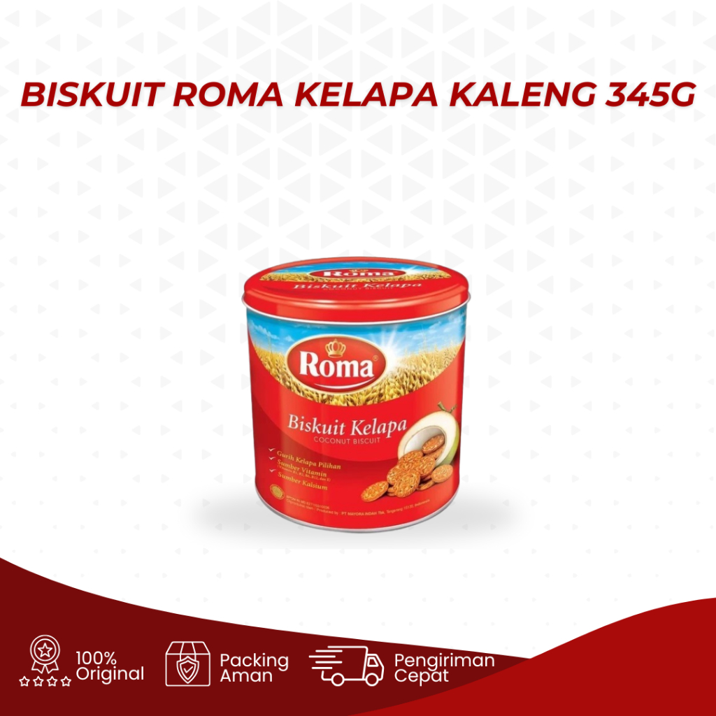 

Biskuit Roma Kelapa Kaleng 345g