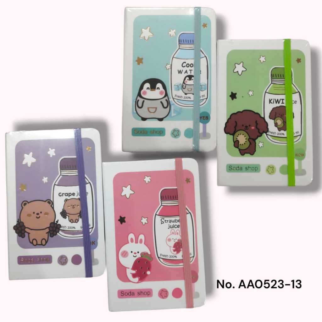 

Buku Catatan Mini Saku Notebook Notepad A6 Pocket Memo Cover Lucu Hardcover