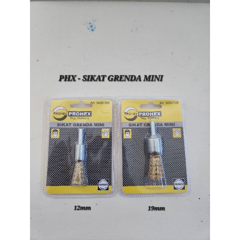 Prohex Sikat Grenda Mini 12mm 19mm 38mm 50mm / Sikat Gurinda Bijian 12mm 19mm 38mm 50mm