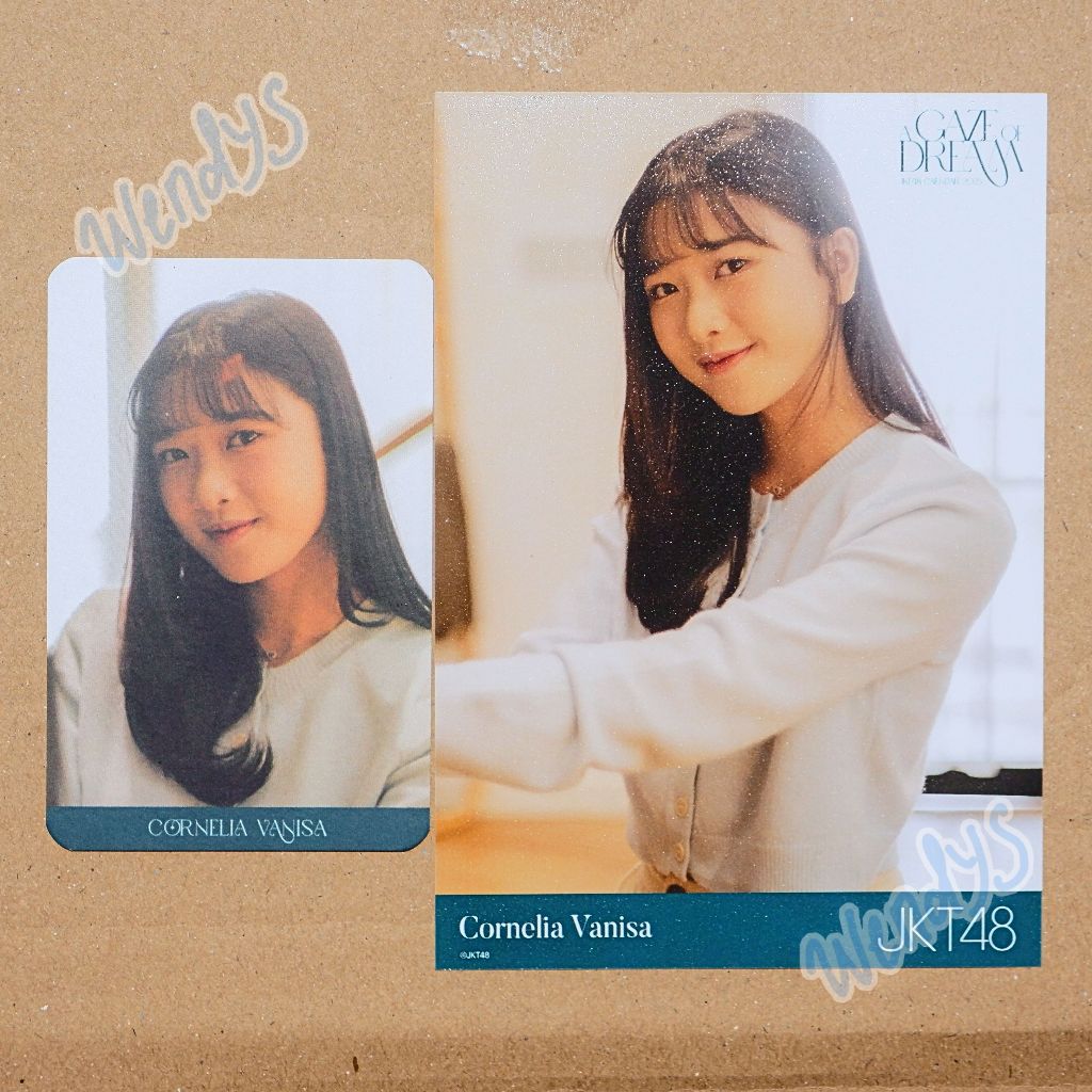 (Set PP dan PC) Photopack dan Photocard Kalender JKT48 Gaze of Dream - Cornelia Vanisa (Oniel)