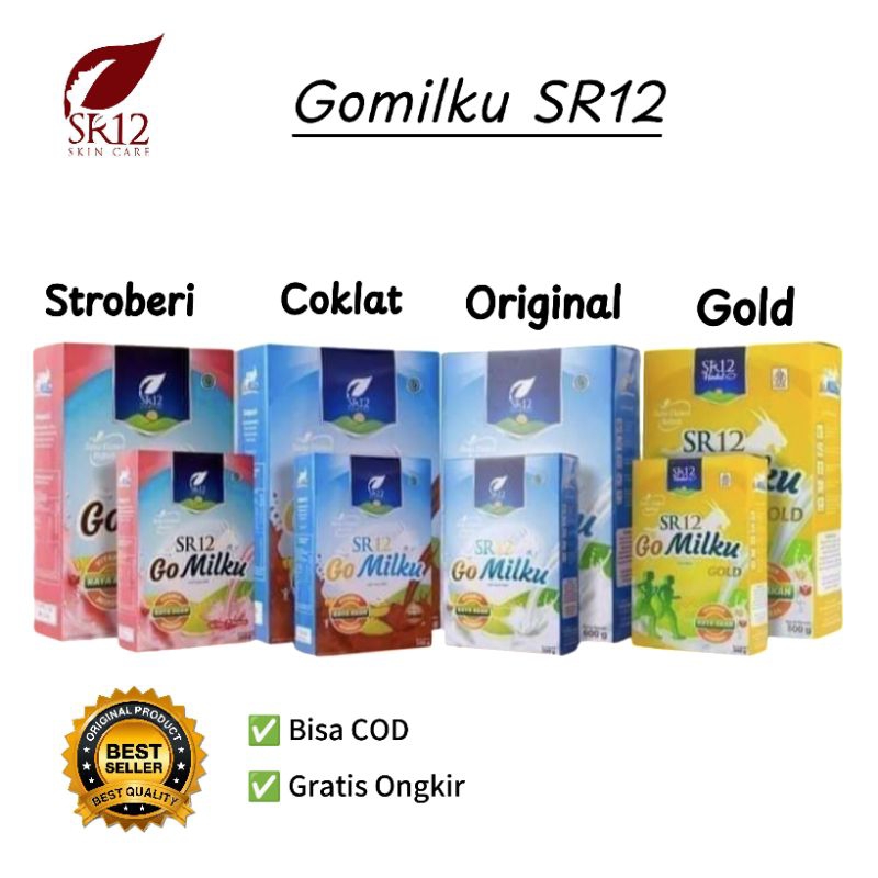 

Gomilku SR12 Gomilku strawberry coklat original gold