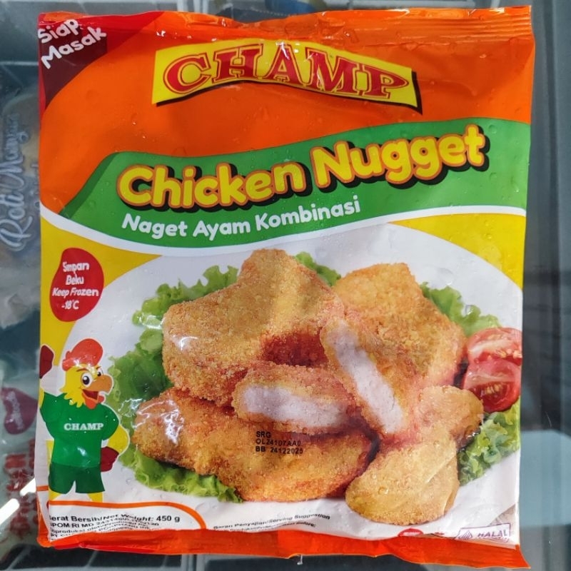 

Champ Chicken Nugget 450g Naget Ayam