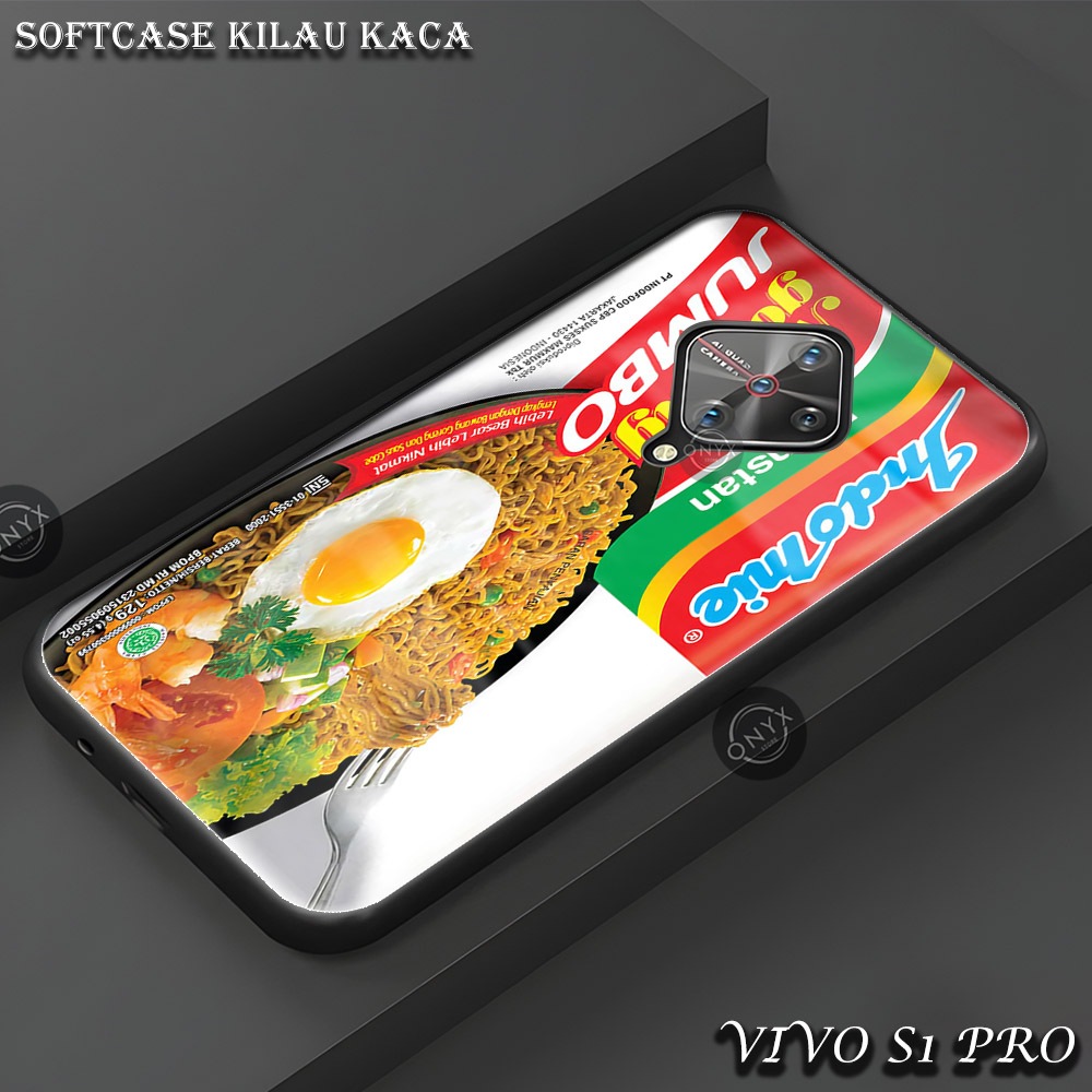 [AA24] Softcase Kaca Glossy Kilau | VIVO S1 PRO | Motif Indomie | Kesing Murah Keren Lucu Aesthetic 