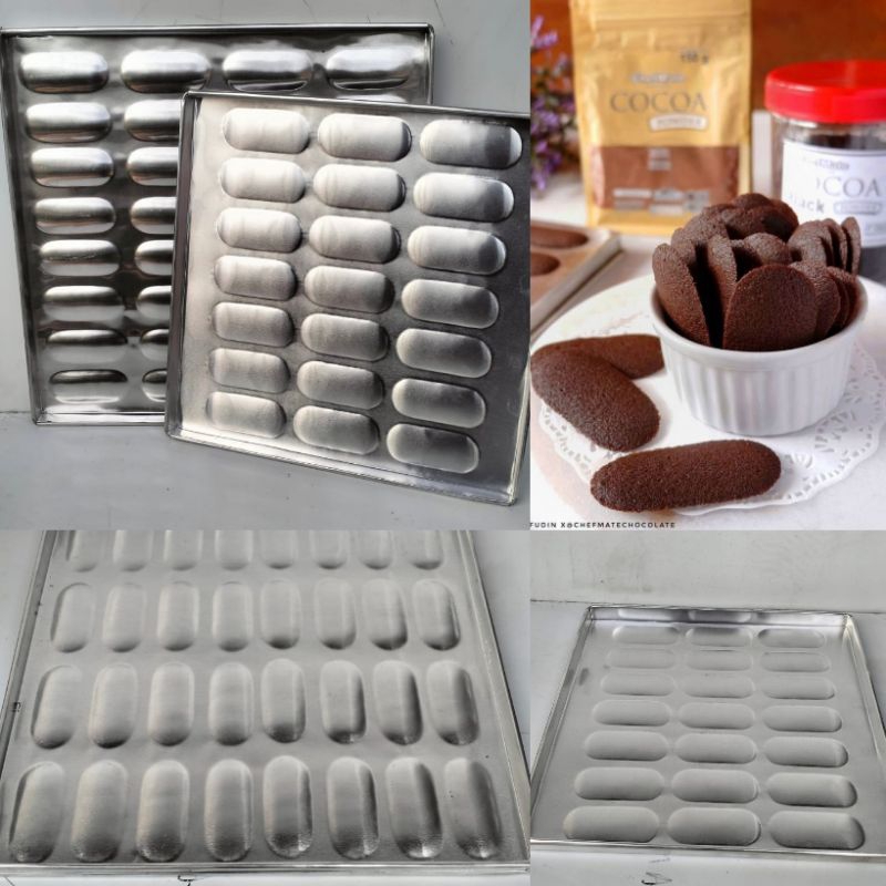 Loyang kue kering Lidah kucing/Cetakan Kue lidah kucing