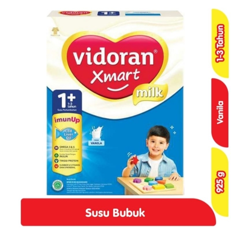 

Vidoran Xmart 1+ Susu Pertumbuhan Anak 1-3 Tahun Vanila 925 g