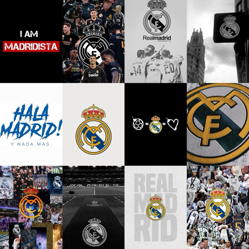 POSTER DINDING REAL MADRID HALA MADRID AESTHETIC WALLPAPER DINDING