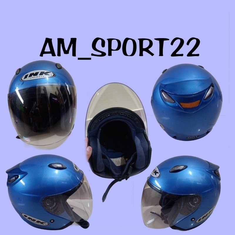 helm ink Centro biru original second