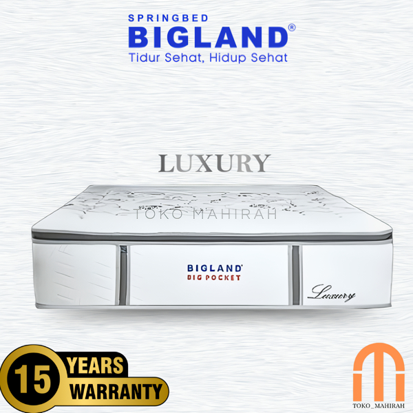 Spring Bed (MATRAS ONLY) BIGLAND BIG POCKET LUXURY