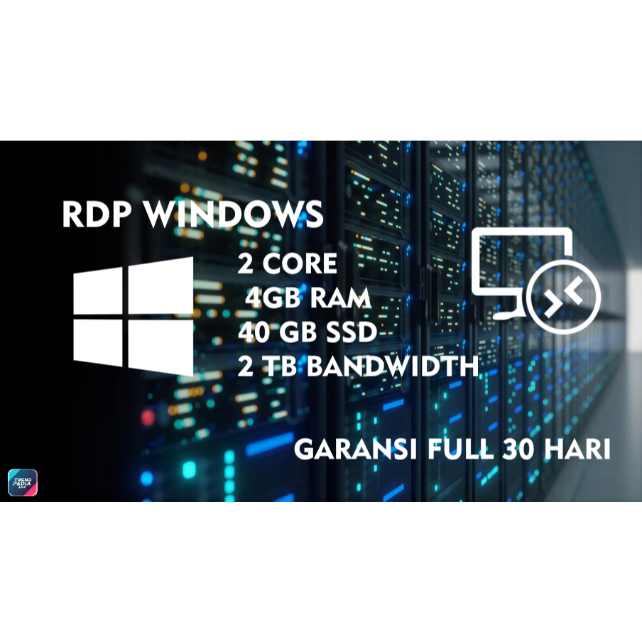 PROMO RDP 2 CORE 1 GB RAM 40 GB SSD