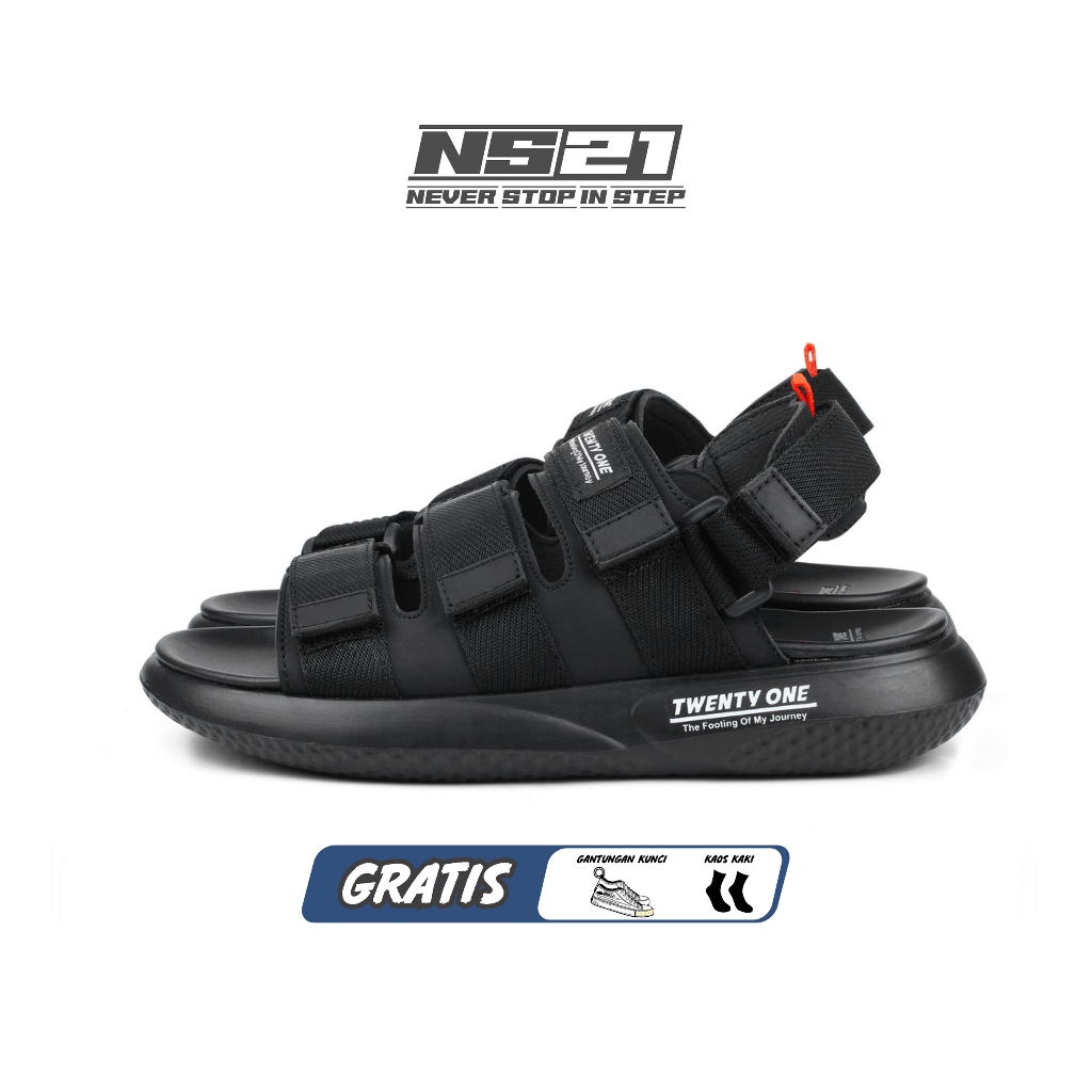 NS Twenty One -Sandal Pria Wanita Unisex Sendal Traveling Casual Kekinian Original Twenty One