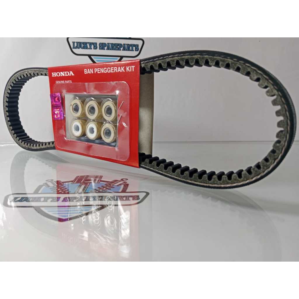 VAN BELT K44 Plus Roller SET Honda BEAT POP - VBELT Honda BEAT STREET eSP + Roller 23100-K44-BAO