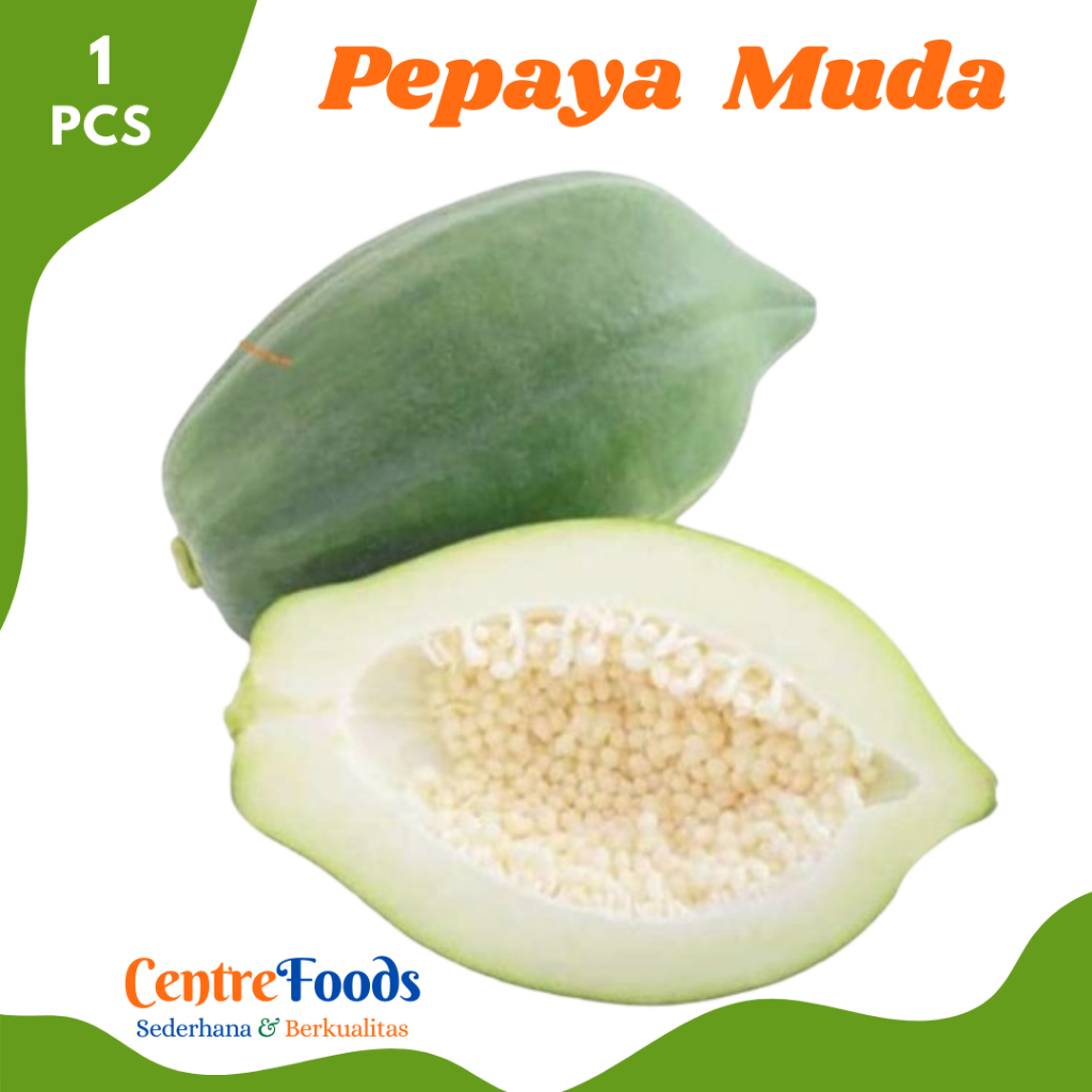 

PEPAYA Muda - Sayur Pepaya Hijau Fresh | 1 Buah [ Harga Per PCS ]