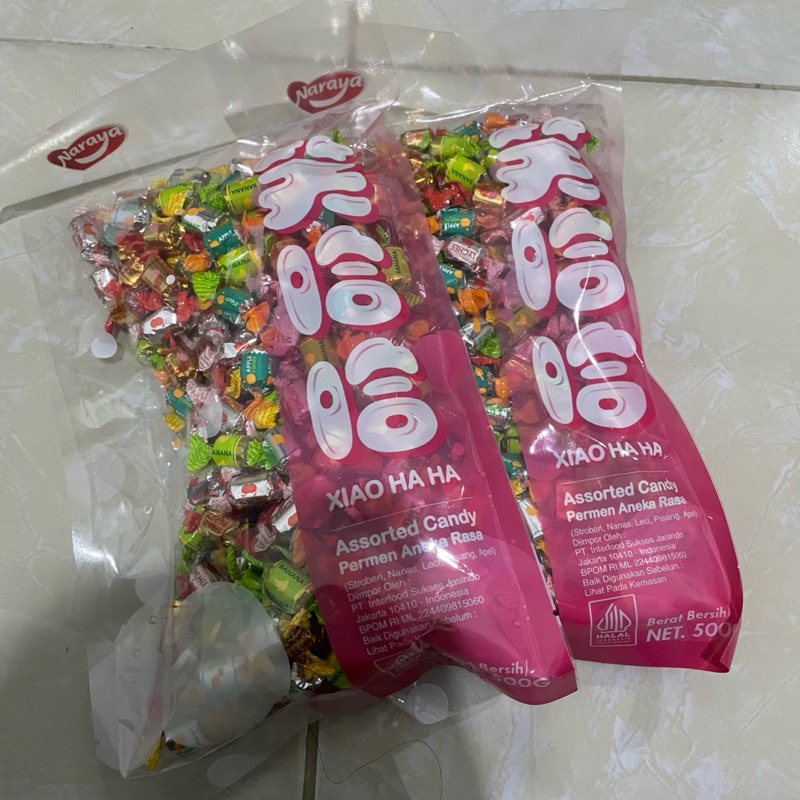 

PERMEN BUAH NARAYA XIAO HA HA 500 gr