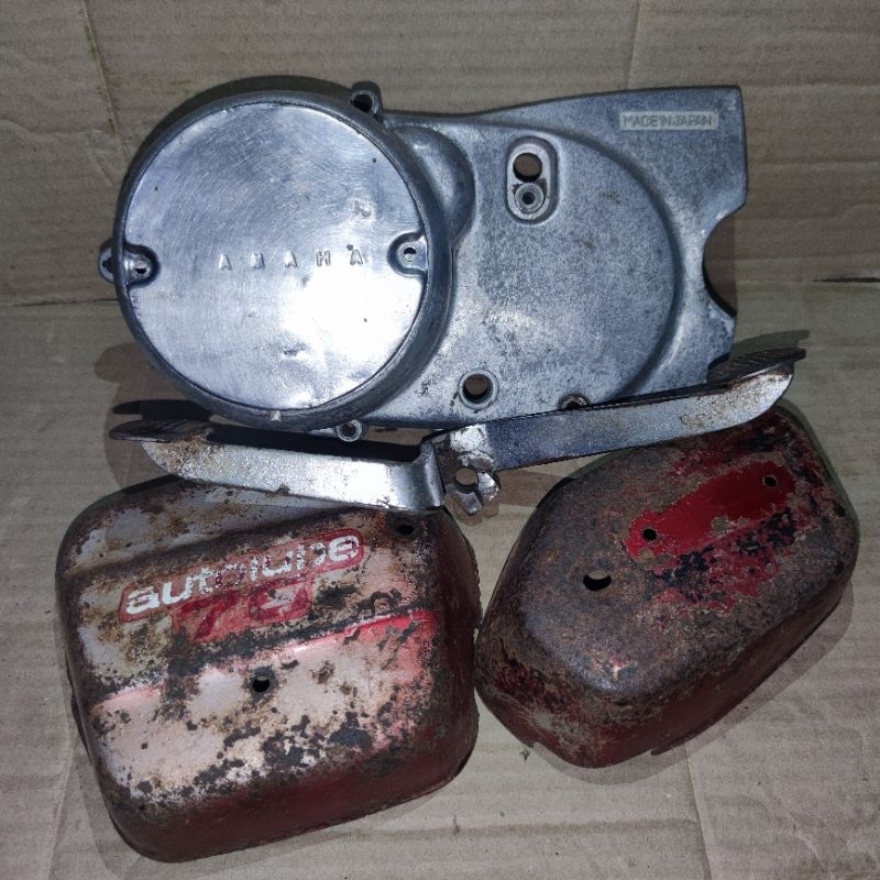 box aki dan bak mahnit yamaha V75E (V75 elektrik starter) original