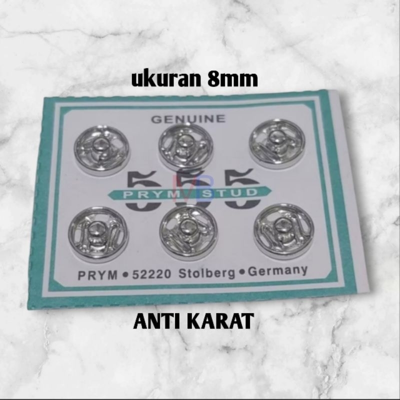 Kancing Jepret Anti Karat NIKEL / kancing cetet / snap jepret / snap button