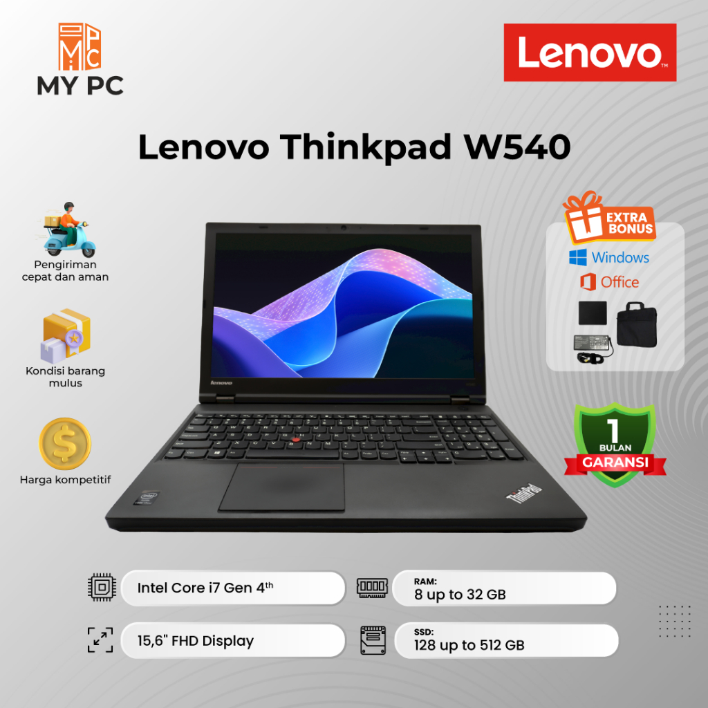Lenovo Thinkpad W540 Core i7 GEN4 - 15,6"