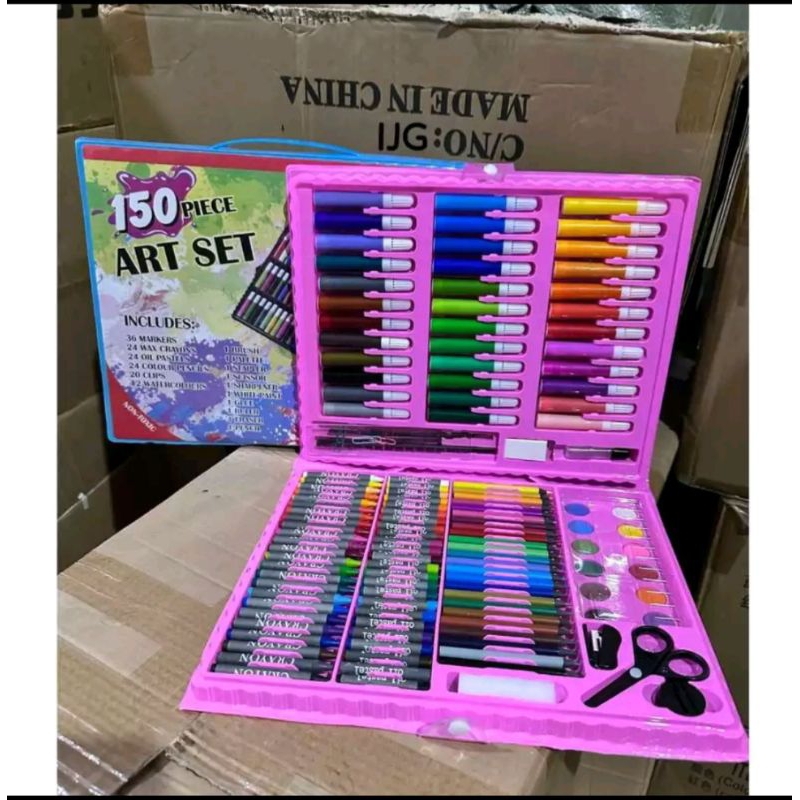 

pensil warna Crayon set 150 pcs termurah