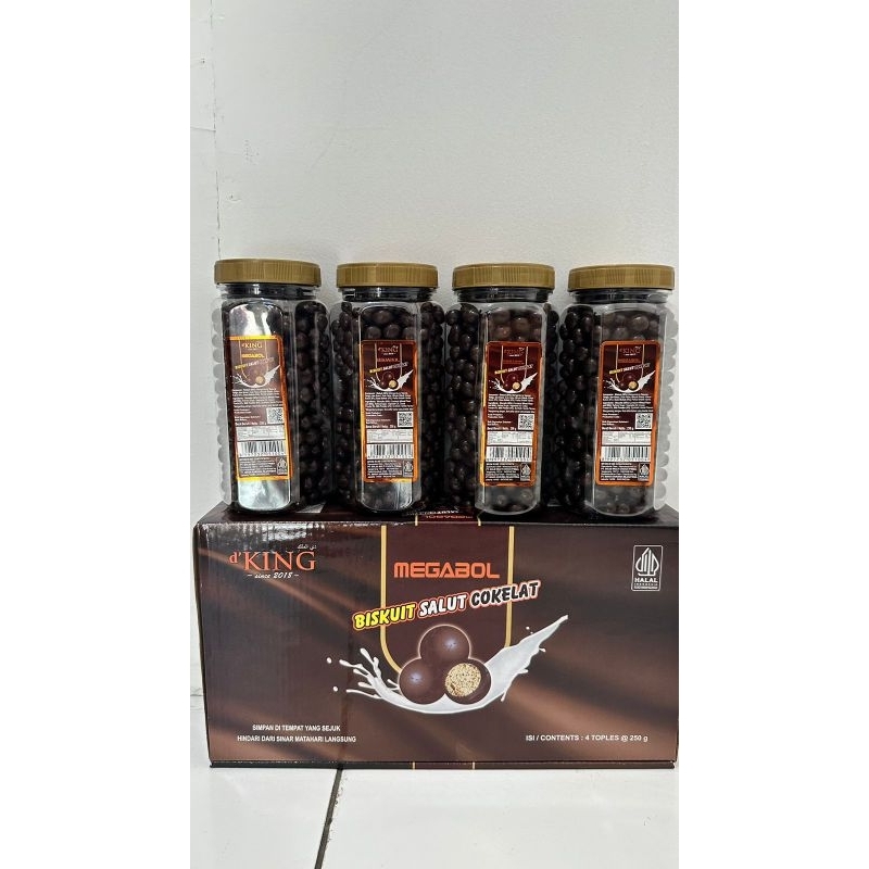 

D'King Bonibol Coklat isi 4 Toples