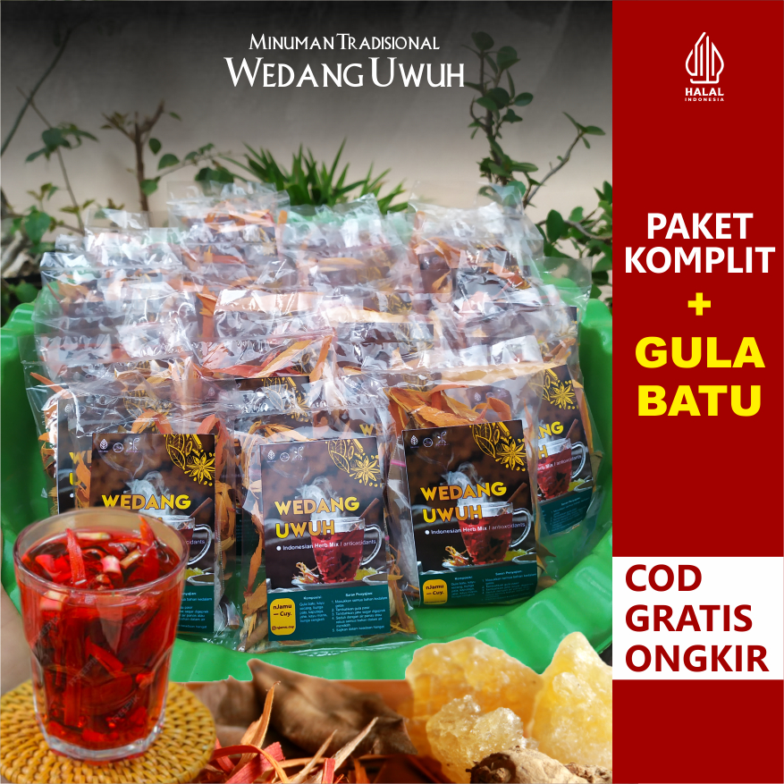 

Wedang Uwuh Komplit • Lengkap dengan Gula Batu dan Rempah-rempah Terbaik