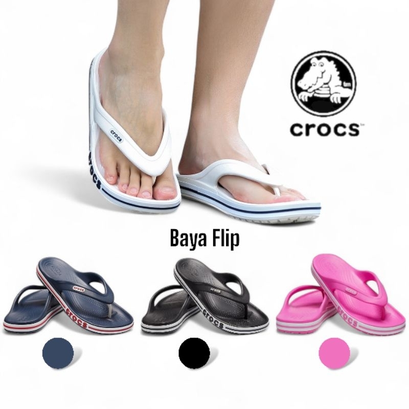 Sandal Crocs Bayaband  Flip/Sandal Crocs Baya jepit/Crocs Jepit Unisex